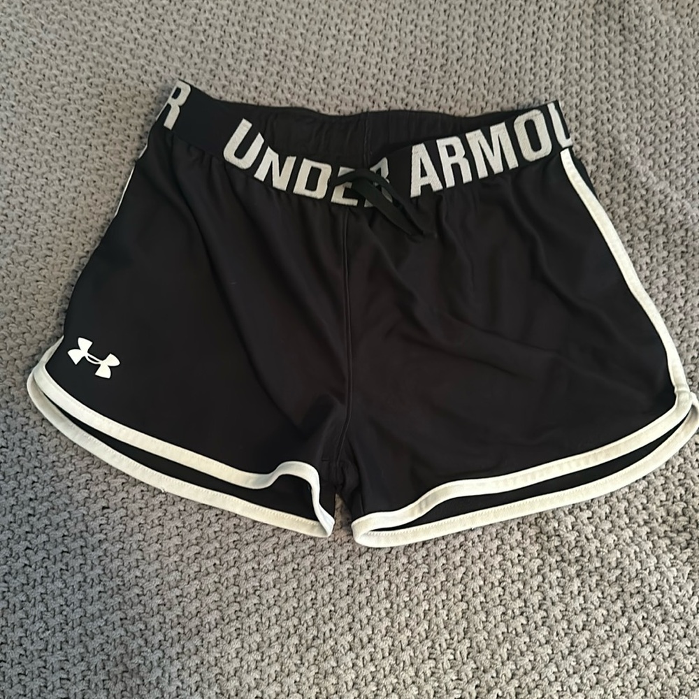 under armour, shorts, black, size large